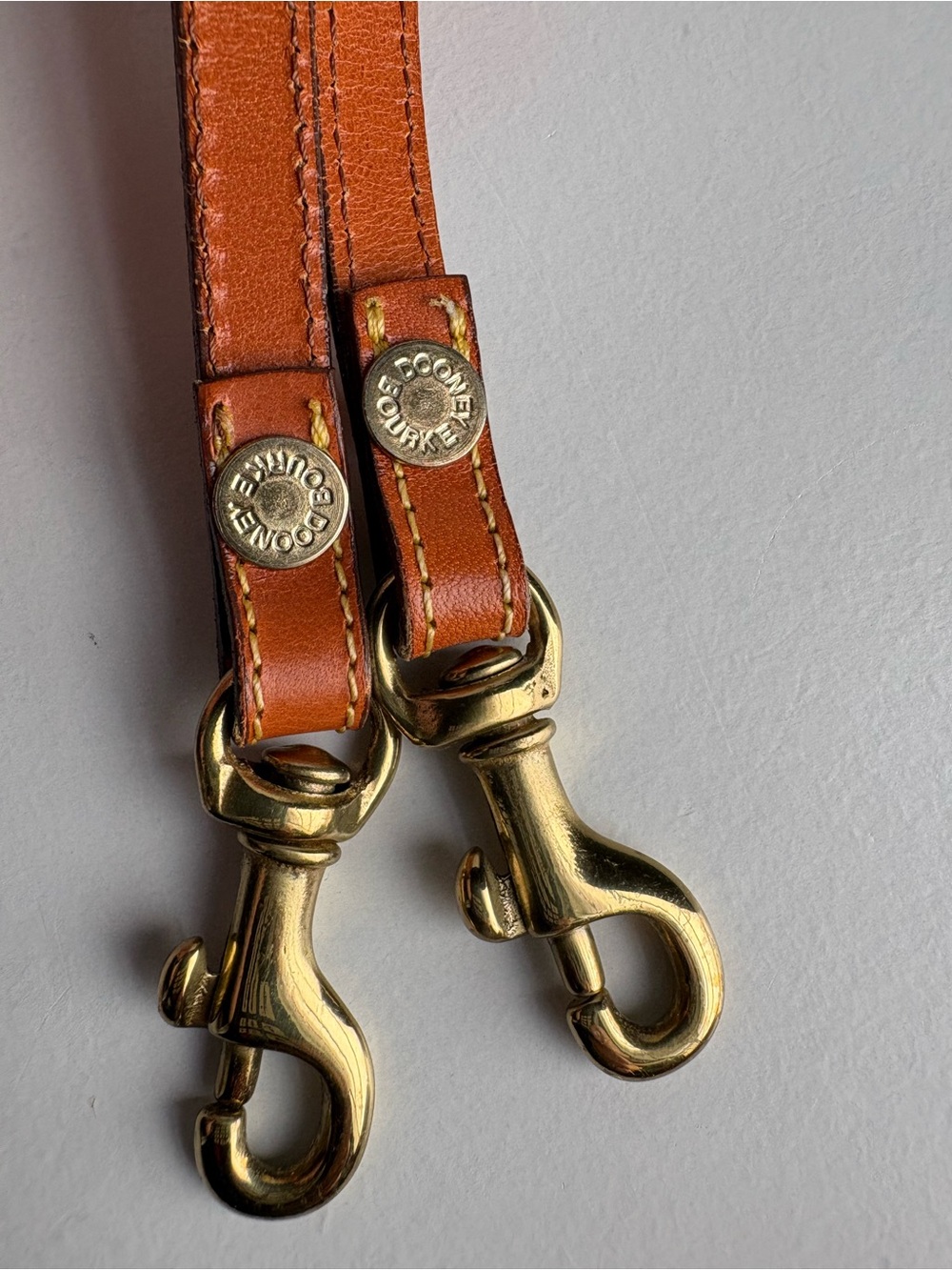 Dooney and Bourke Big Duck Oval Leather Wallet Duck on a strap mini bag - Picture 7 of 16